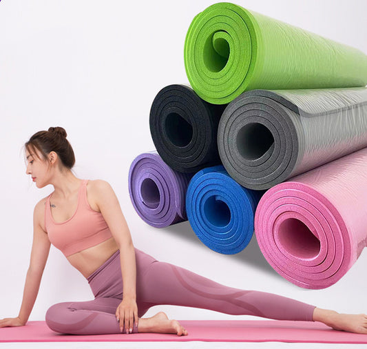 Premium Yoga Mat for Fitness Exercises – Non-Slip, Cushioned & Eco-Friendly